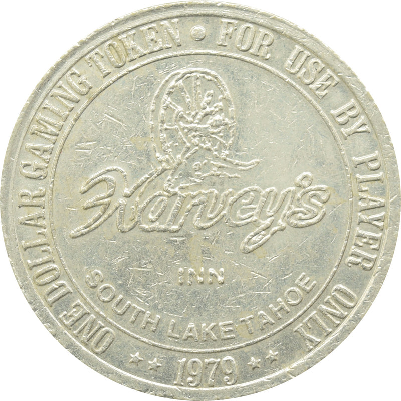 Harvey's Casino Lake Tahoe NV $1 Token 1979