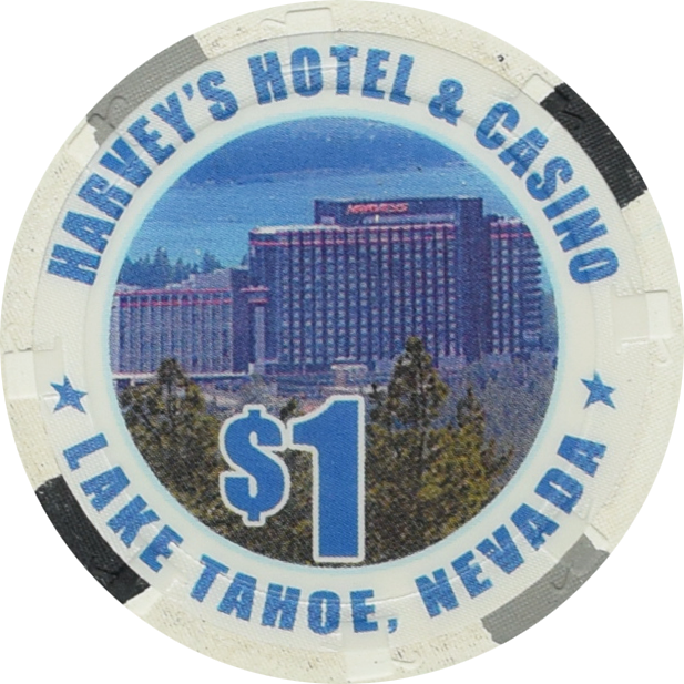 Harvey's Casino Lake Tahoe Nevada $1 World Series of Poker Chip 2005