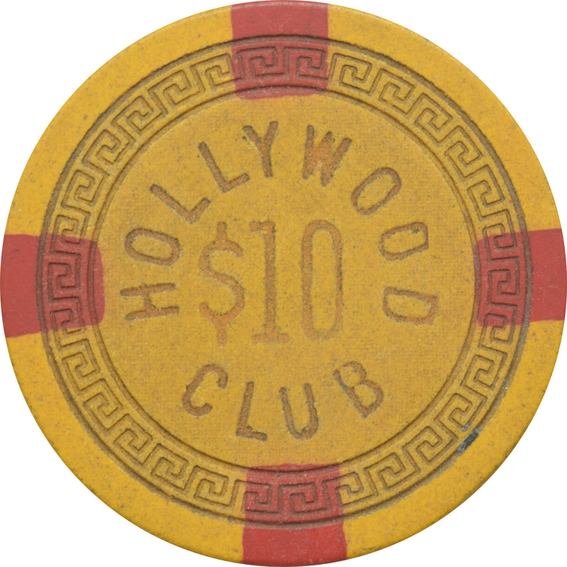 Hollywood Club Illegal Casino Toledo Ohio $10 Chip
