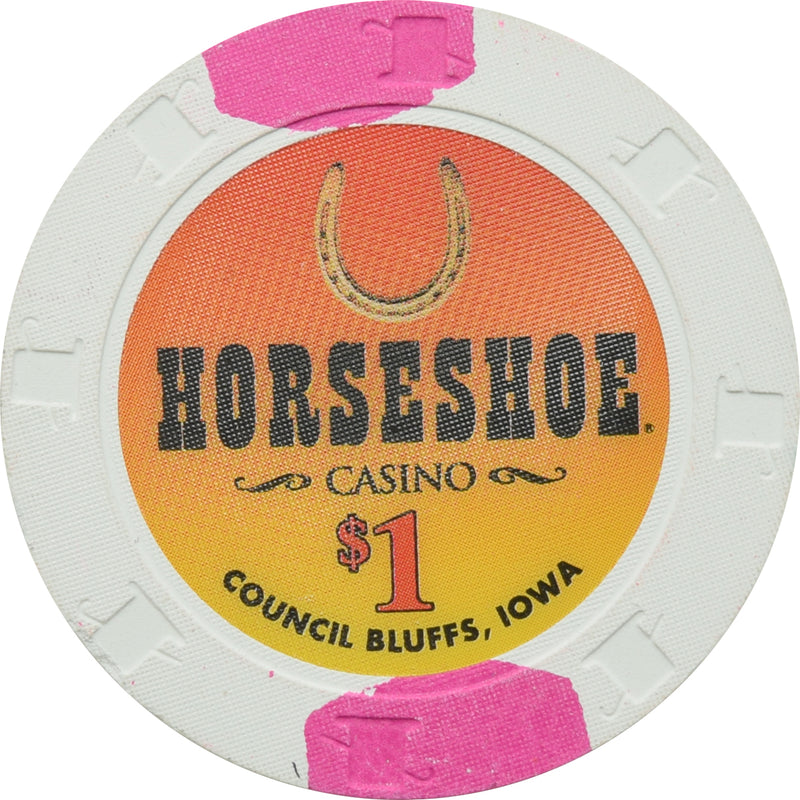 Horseshoe Casino Council Bluffs Iowa $1 Chip