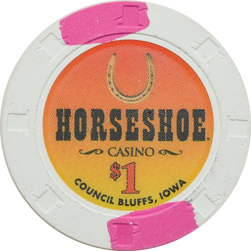 Horseshoe Casino Council Bluffs Iowa $1 Chip