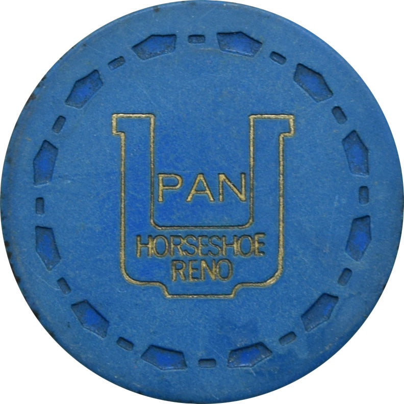 Horseshoe Club Casino Reno Nevada PAN Blue Chip 1970