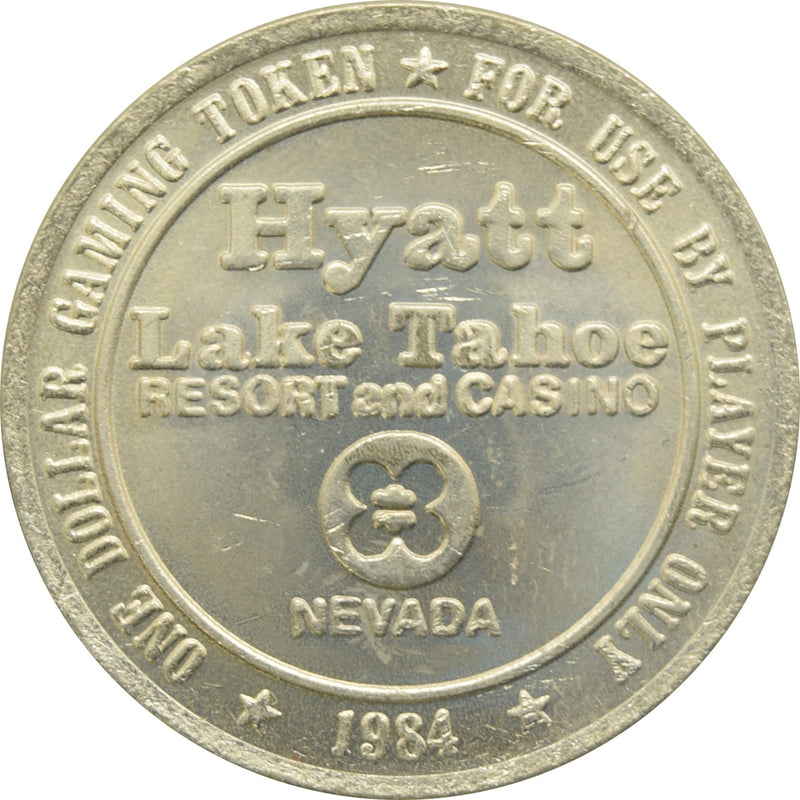 Hyatt Casino Lake Tahoe NV $1 Token 1984