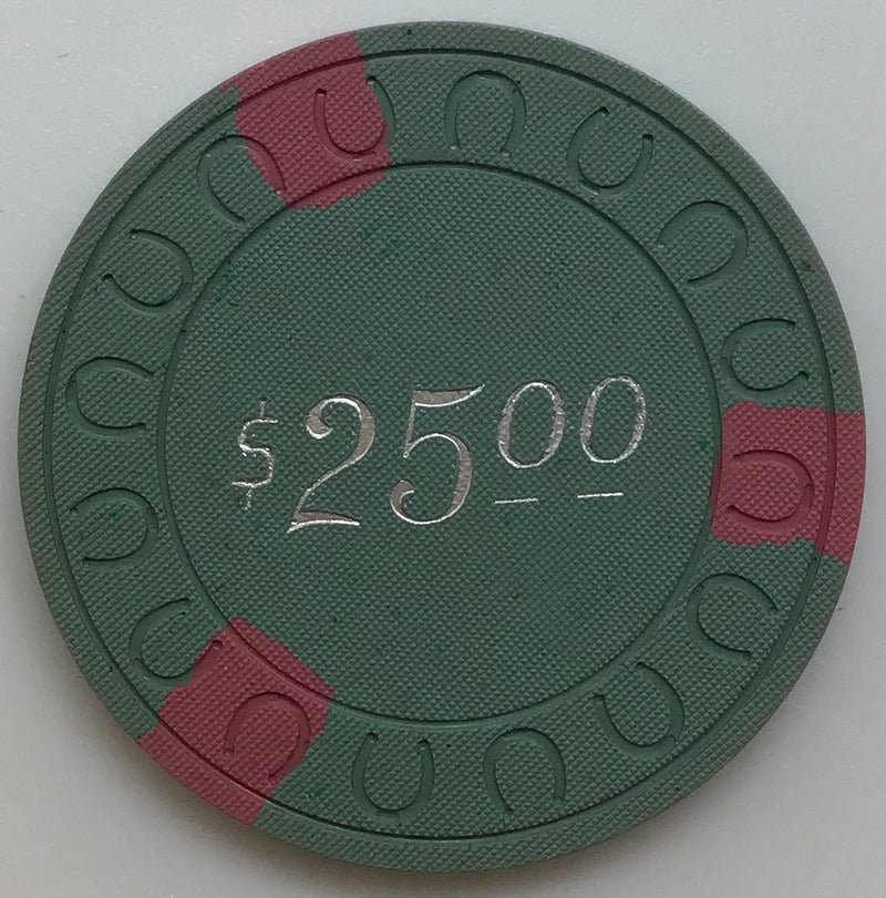 Club Horseshoe Casino Fallon Nevada $25 Chip 1974