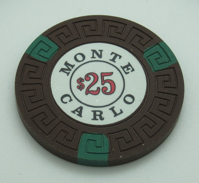 Monte Carlo Casino Reno Nevada $25 Chip 1976