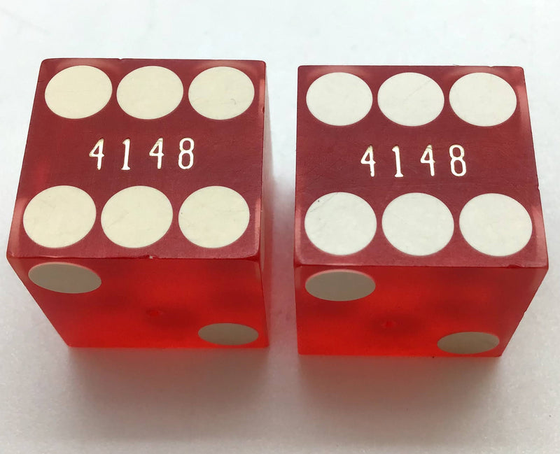 Jokers Wild Henderson Nevada Red Dice Pair Matching Numbers