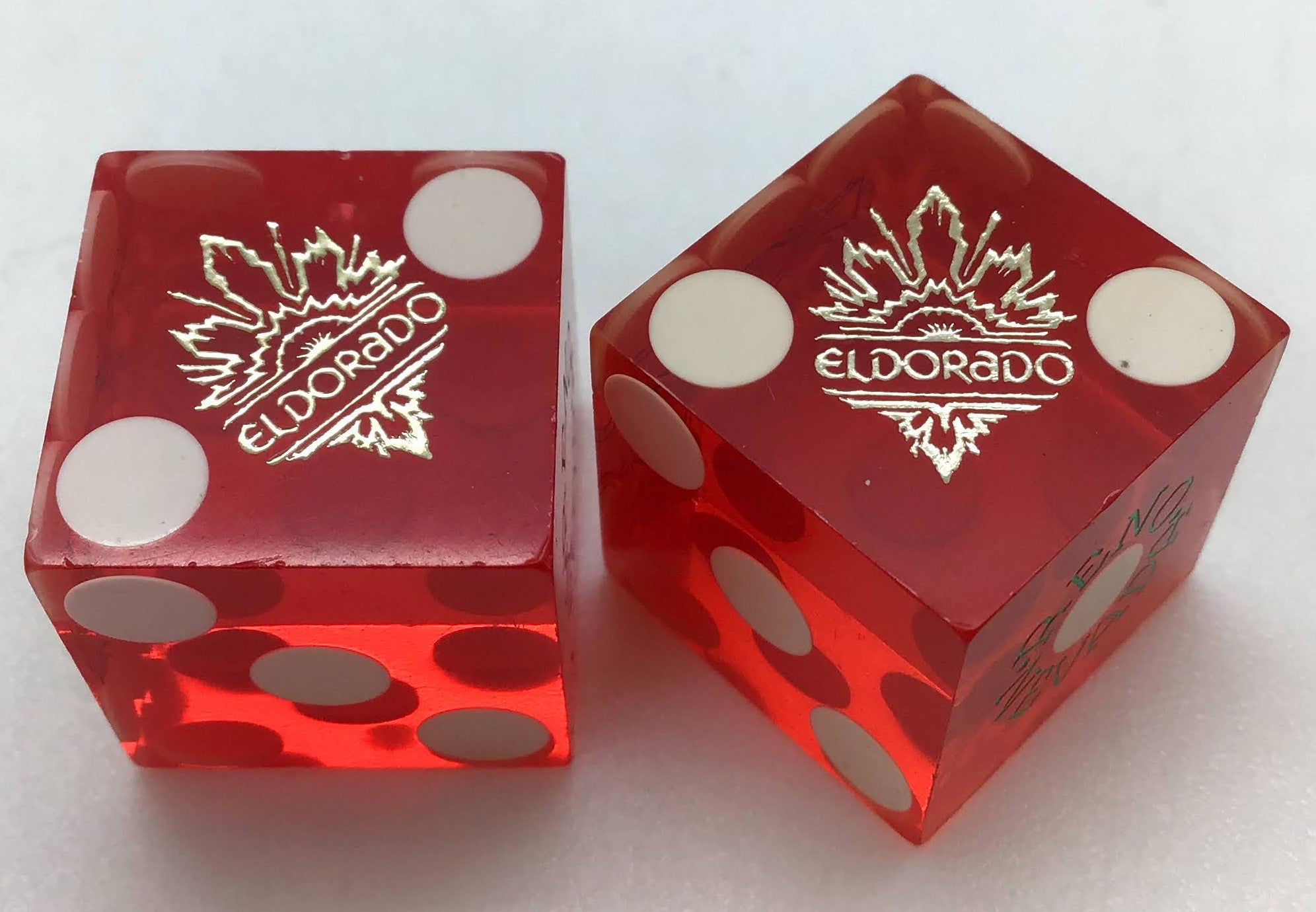 Eldorado Casino Reno Nevada Red Dice Pair