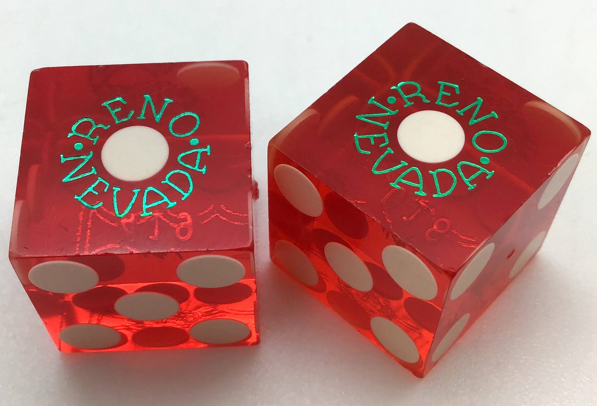 Eldorado Casino Reno Nevada Red Dice Pair
