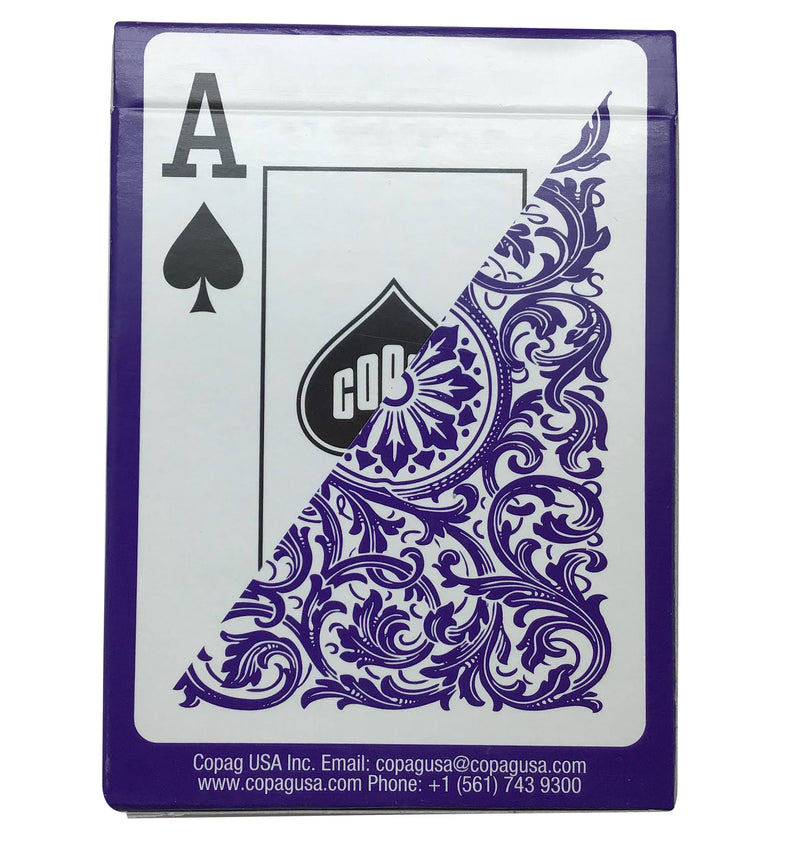 Copag Elite 100% Plastic Single Deck Poker Size Jumbo Index