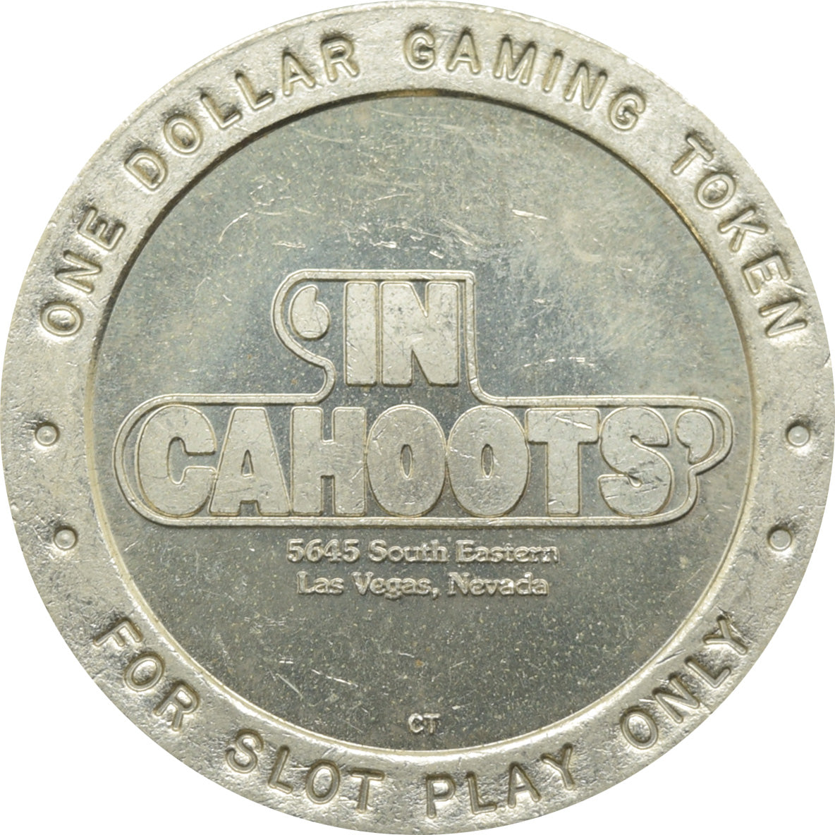 In Cahoots Gambling Las Vegas Nevada $1 Token 1993