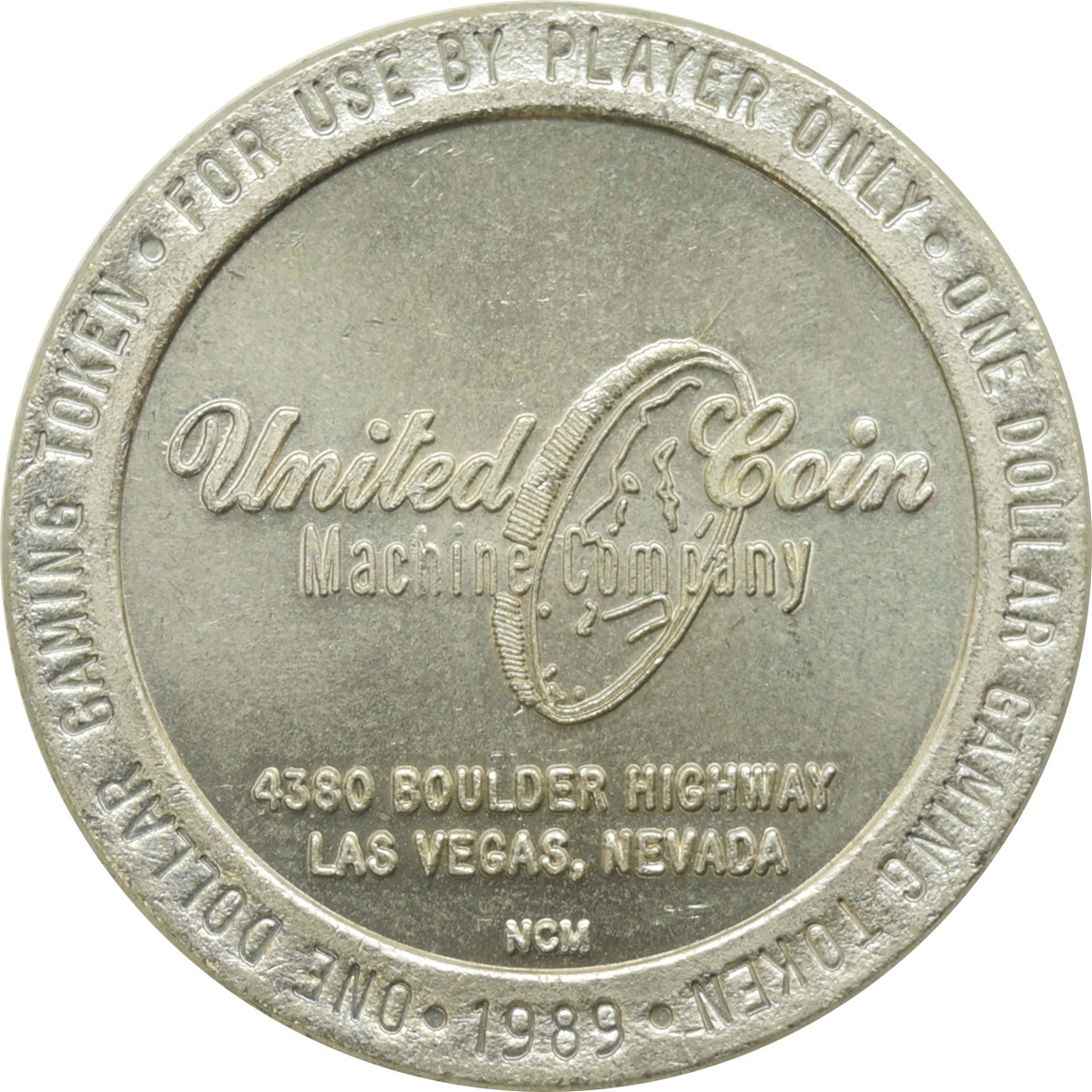 Inn Zone Gaming Las Vegas Nevada $1 Token 1989
