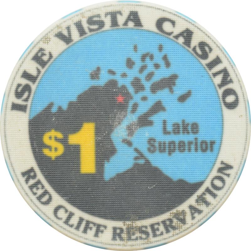 Isle Vista Casino Bayfield Wisconsin $1 Chip