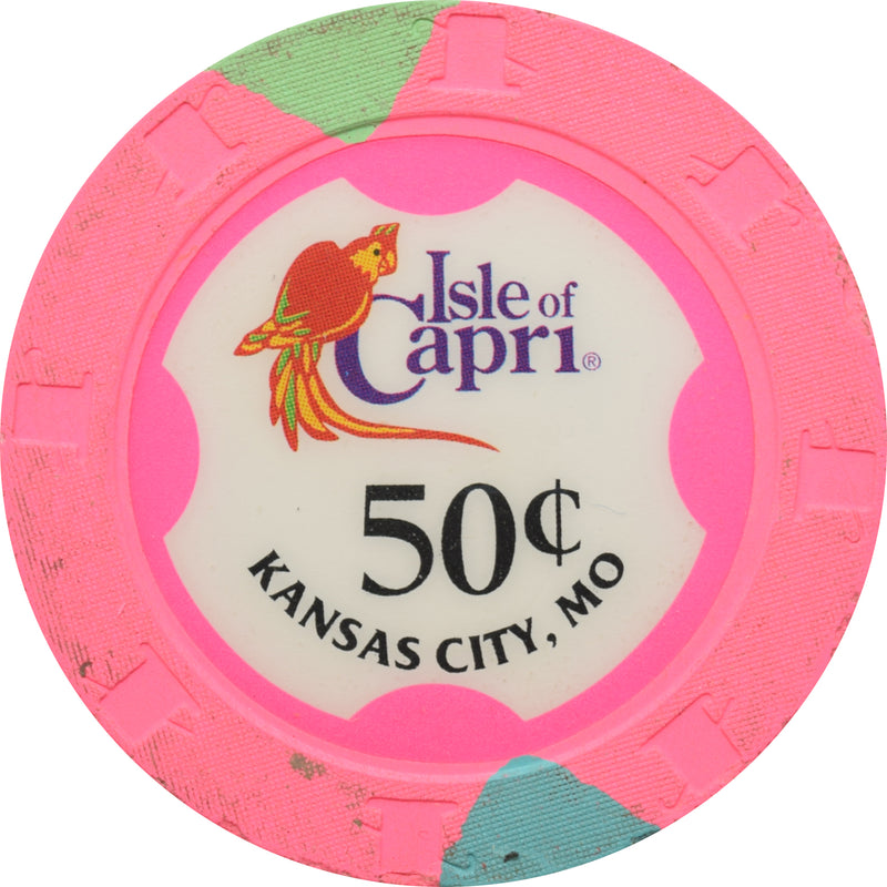 Isle of Capri Casino Kansas City Missouri 50 Cent Chip