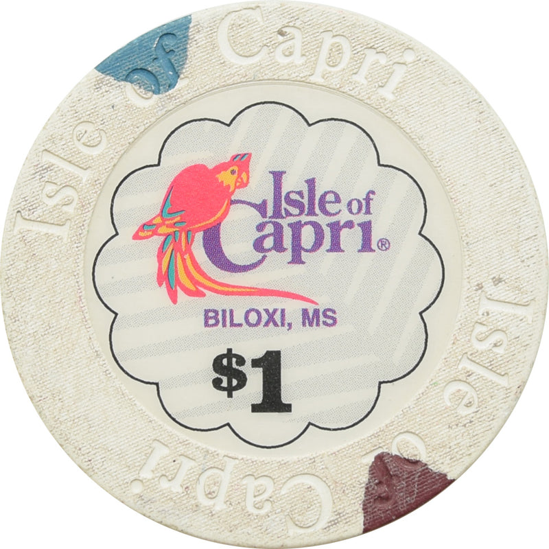 Isle of Capri Casino Biloxi MS $1 Chip
