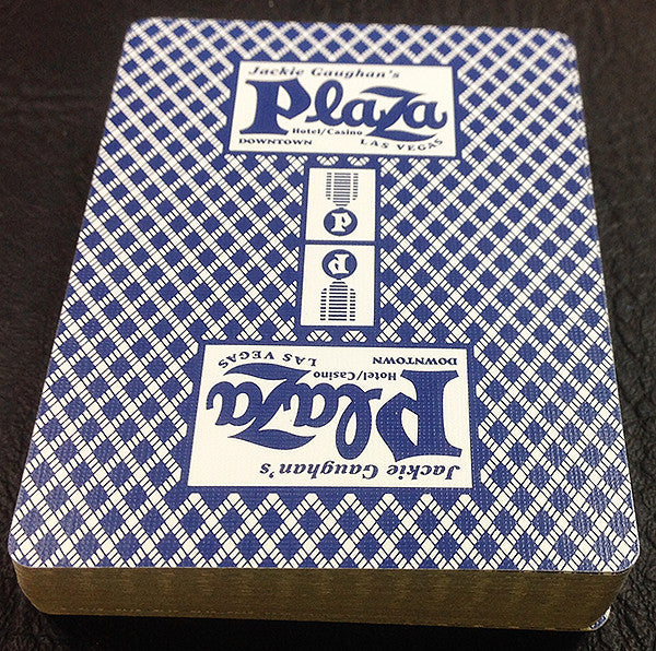 Jackie Gaughan's Plaza Deck of Blue Playing Cards - Spinettis Gaming - 3