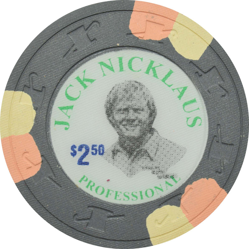Jack Nicklaus $2.50 Black Paulson Fantasy Chip