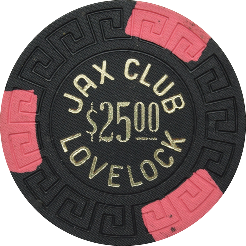 Jax Club Casino Lovelock Nevada $25 Chip 1980s