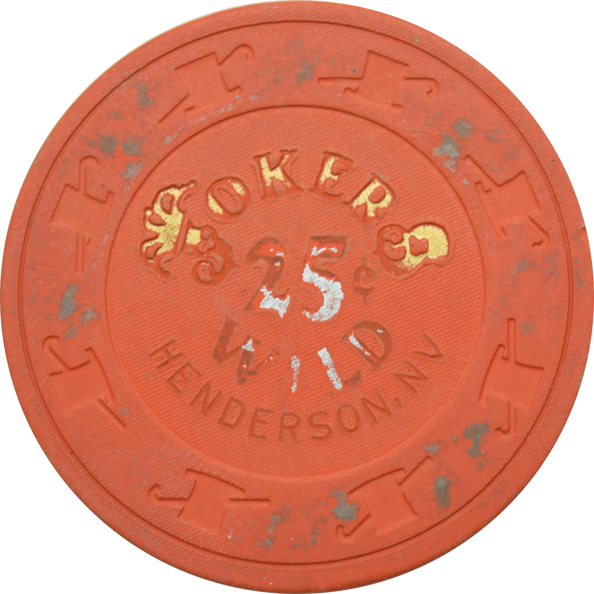 Jokers Wild Casino Henderson Nevada 25 Cent Chip 1993