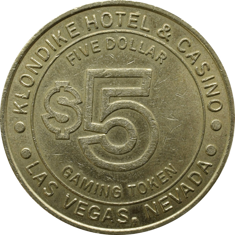 Klondike Casino Las Vegas NV $5 Token 1995