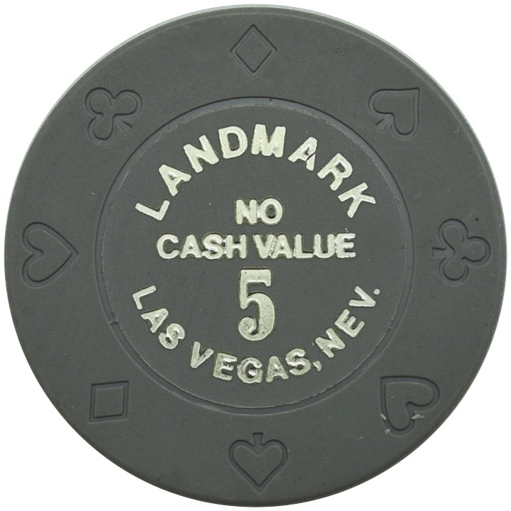 Landmark Casino Las Vegas Nevada $5 NCV Chip 1989