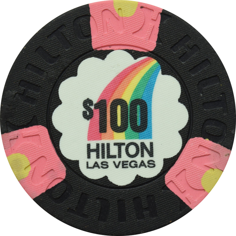 Las Vegas Hilton Casino Las Vegas Nevada $100 Chip 1992