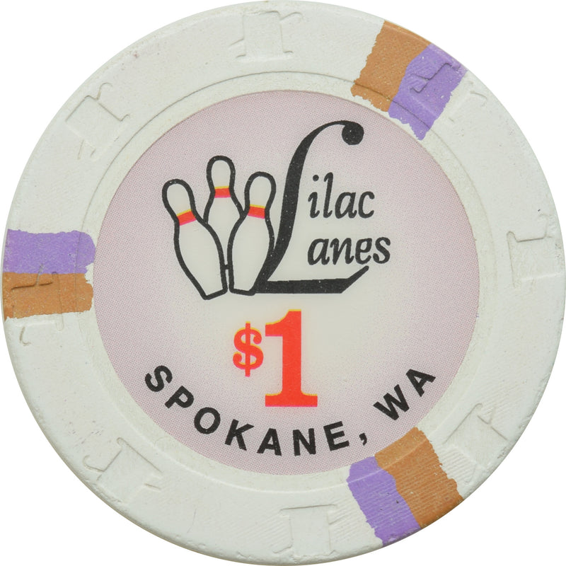Lilac Lanes Casino Spokane WA $1 Chip
