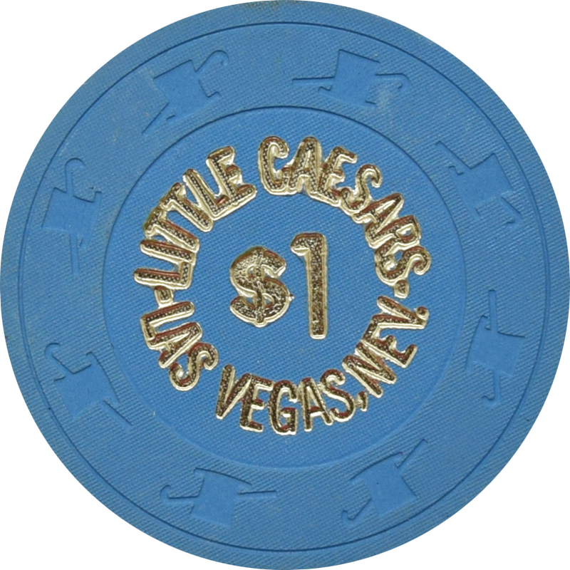 Little Caesars Casino Las Vegas Nevada $1 NM Condition Chip 1970
