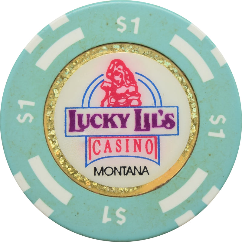 Lucky Lil's Casino Butte MT $1 Chip