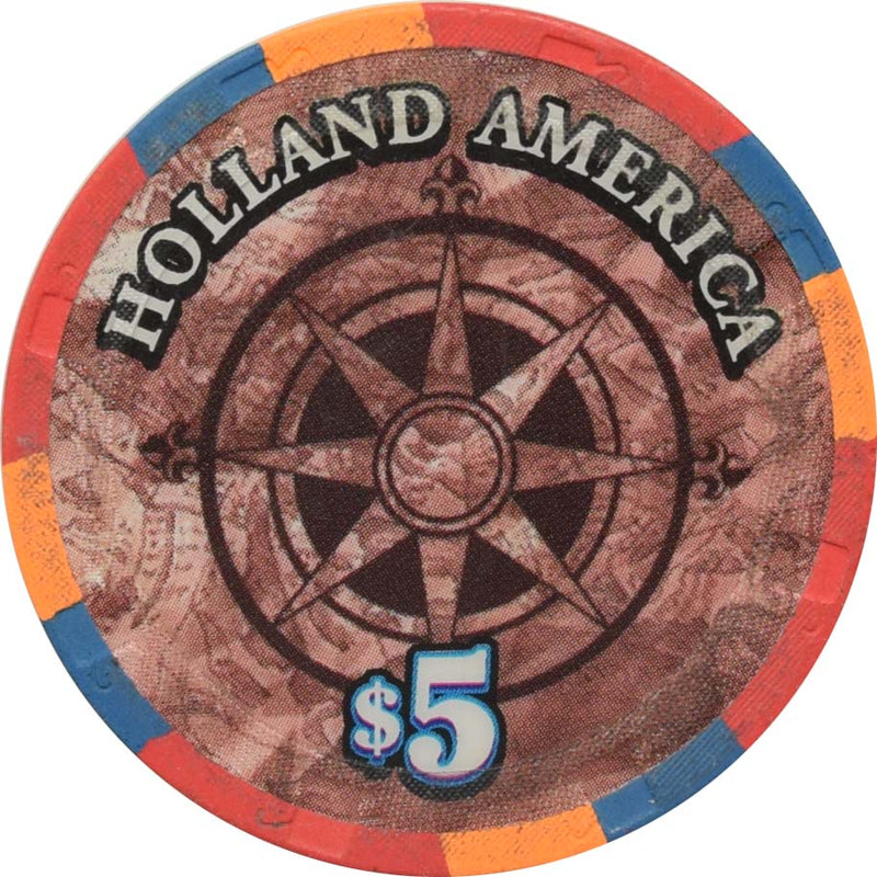 M.S. Eurodam (Holland America Line) Cruise Lines $5 Chip