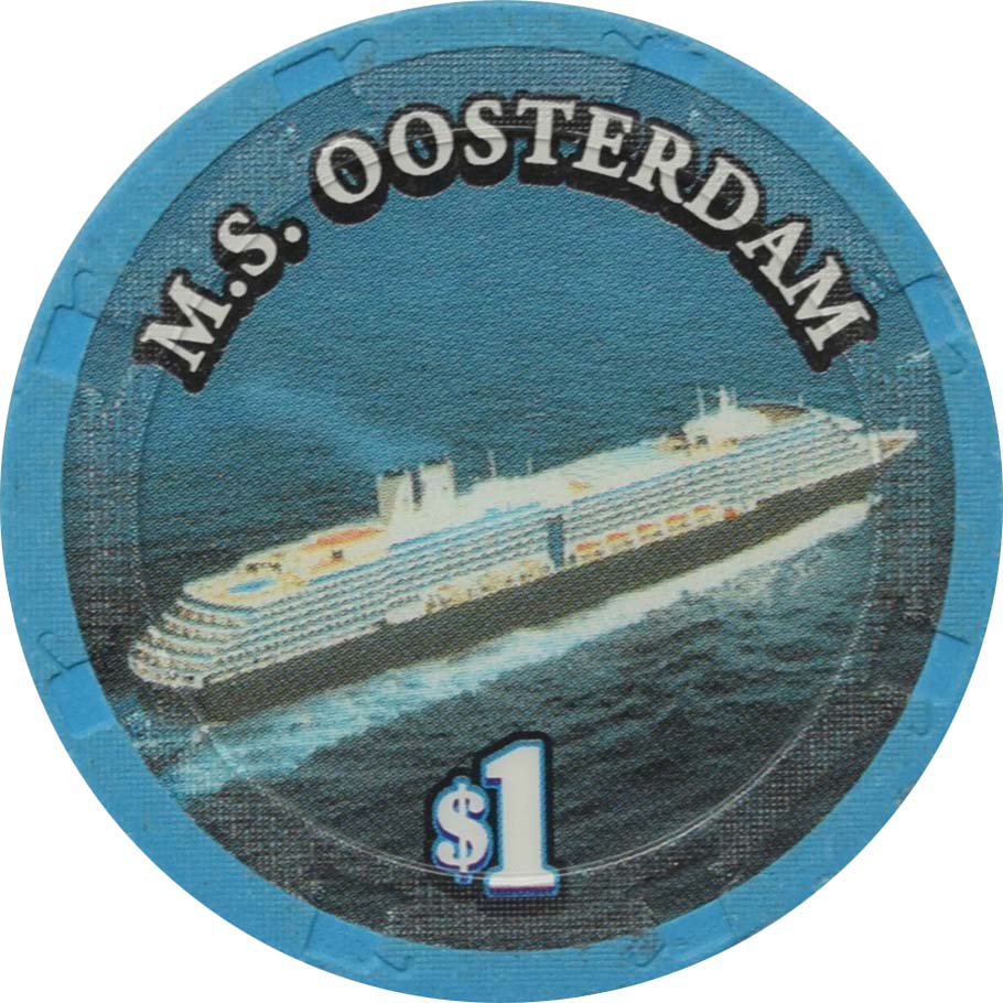 M.S. Oosterdam (Holland America Line) Cruise Lines $1 Chip