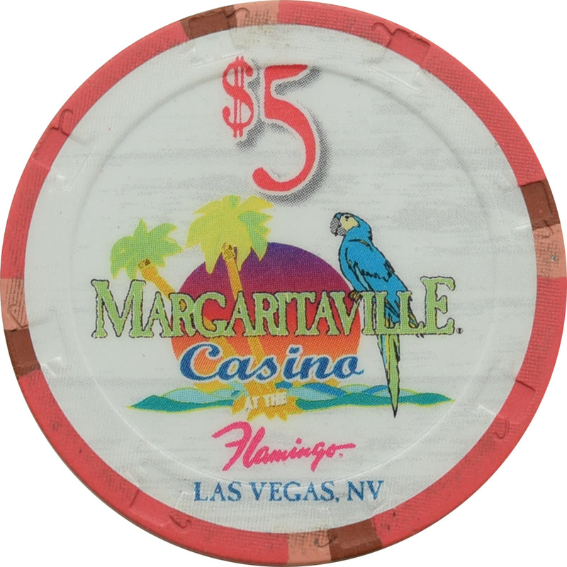 Flamingo Margaritaville Casino Las Vegas Nevada $5 Chip 2011