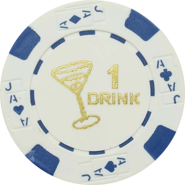 Free Drink Chips - Martini Glass Token/Tokens For Promotions