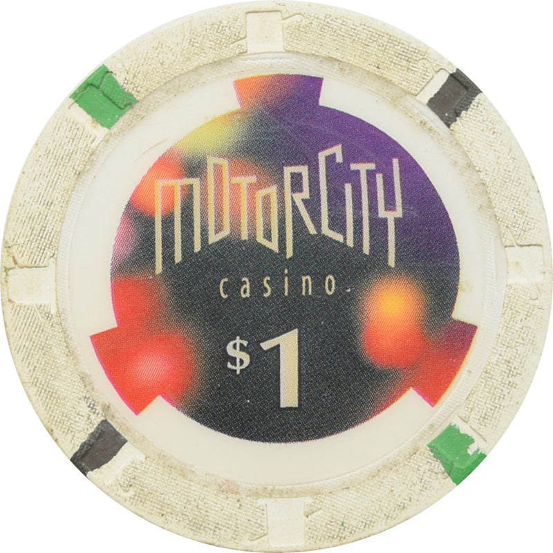 Motor City Casino Detroit MI $1 Chip