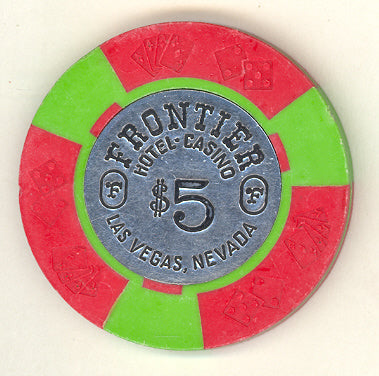 Frontier Hotel Casino Las Vegas Nevada $5 Chip 1973