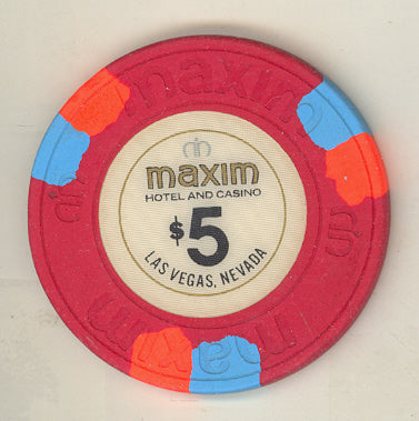 Maxim Casino Las Vegas Nevada $5 Chip 1977