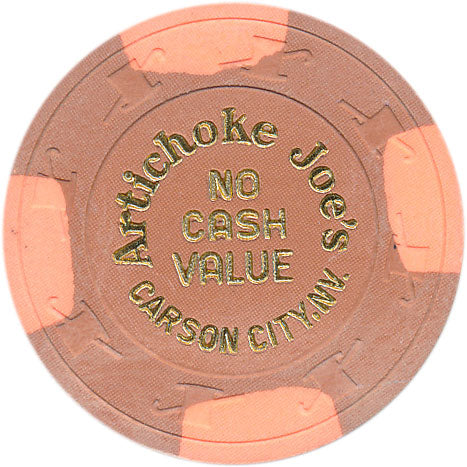 Artichoke Joe's Casino Carson City Nevada  5 NCV Chip 1980