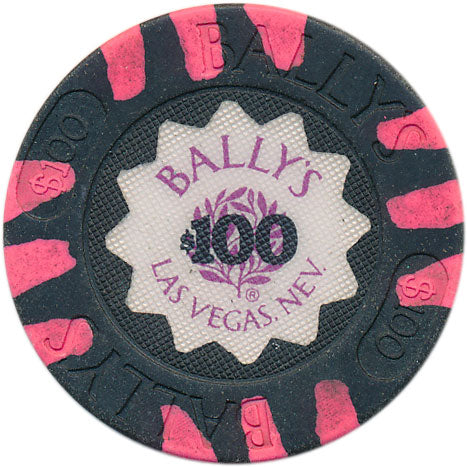 Ballys Casino Las Vegas Nevada $100 Chip 1986