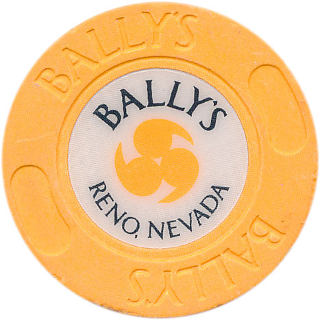 Ballys Casino Reno Nevada Roulette Chip 1986