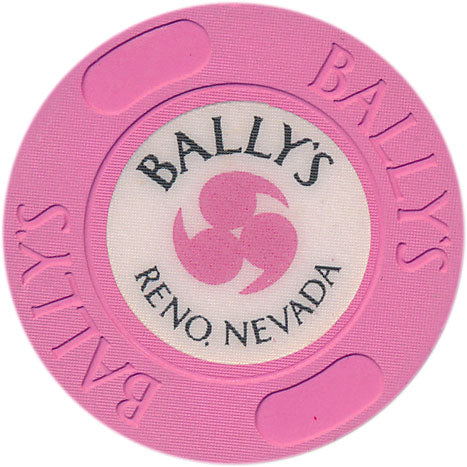 Ballys Casino Reno Nevada Hot Pink Roulette Chip 1986