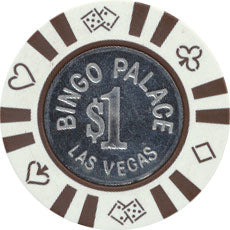 Bingo Palace Casino Las Vegas Nevada $1 Chip 1983 Smooth Coin