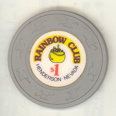 Rainbow Club $1 Paulson chip (short cane) - Spinettis Gaming - 2