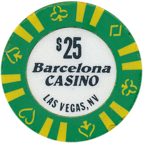 Barcelona Casino Las Vegas Nevada $25 Chip 1989