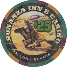 Bonanza Inn Casino Fallon Nevada $25 Chip 1997
