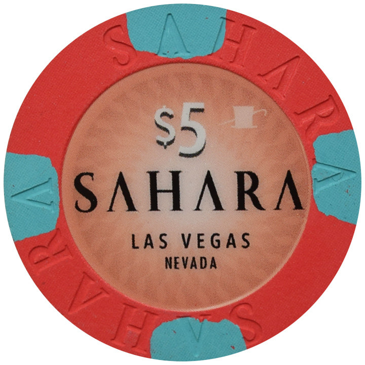 Sahara Casino Las Vegas Nevada $5 Chip 2019