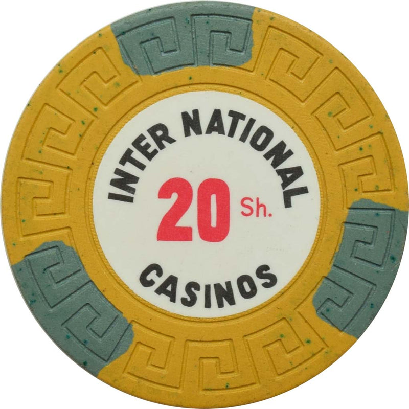 Nairobi Mombasa Casino (Inter National Casinos) Kenya 20 Shilling Chip