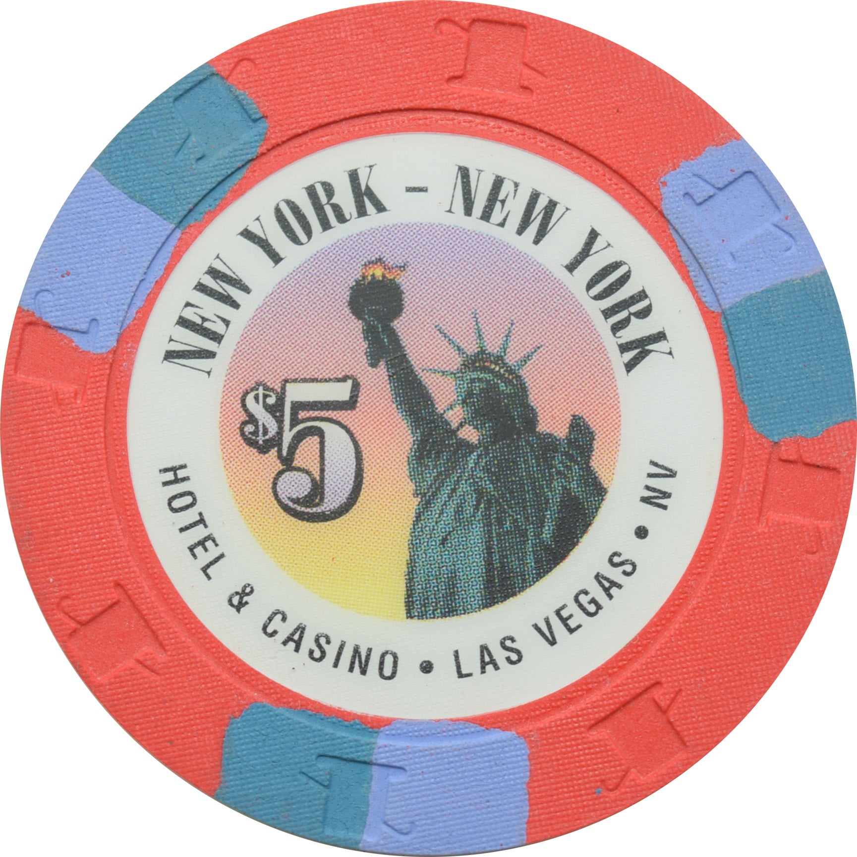 New York Casino Las Vegas Nevada $5 1997