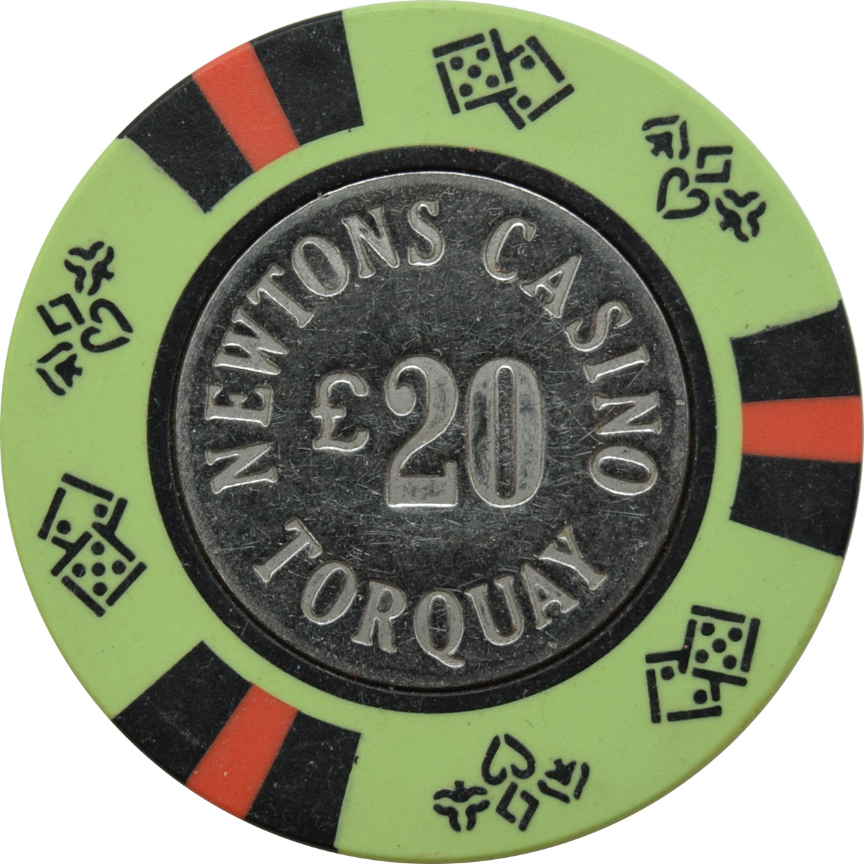 Newtons Casino Torquay United Kingdom £20 Chip