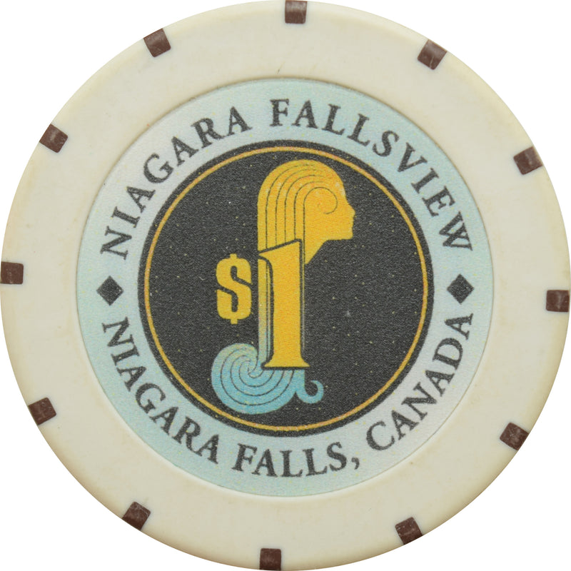 Casino Niagara/Niagara Fallsview Niagara Falls Canada $1 Chip