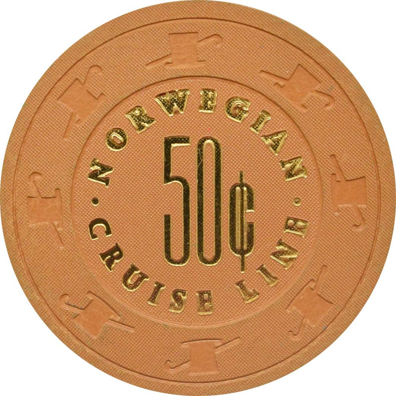 Norwegian Cruise Line (NCL) Casino 50 Cent Chip