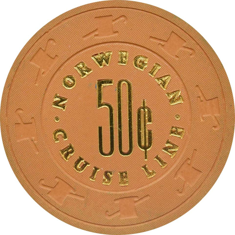 Norwegian Cruise Line (NCL) Casino 50 Cent Chip